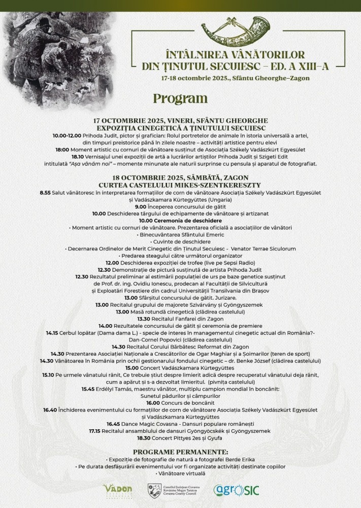 Întâlnirea Vânătorilor din Secuime – ediția a XIII-a